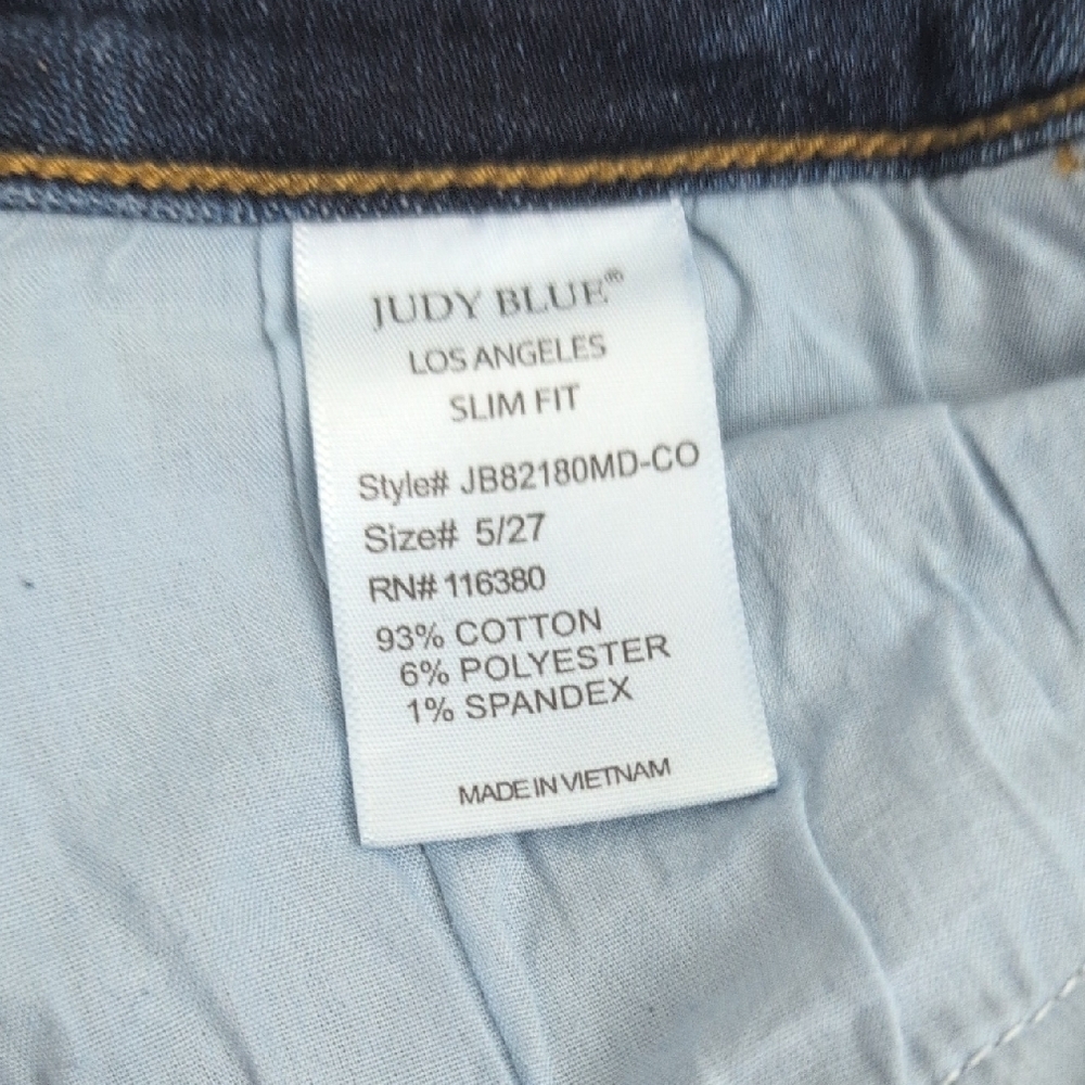 Judy Blue Medium Wash Slim Fit Jeans - Picture 5 of 8